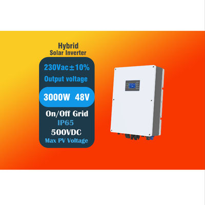 качество  Single Phase 3KW On Off Grid Hybrid Solar Inverter завод